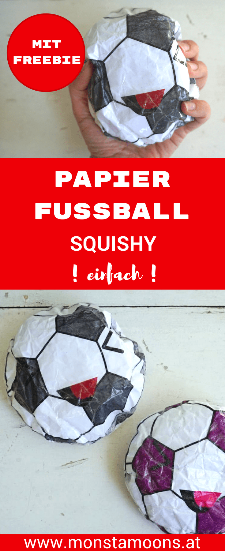 Fußball Squishy selber machen | Monstamoons